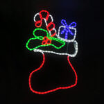 SOCK WITH PRESENT 252 LED  ΜΟΤΙΦ 7m ΜΟΝΟΚ. ΦΩΤΟΣ. MULTICOLOR ΣΤΑΘΕΡΟ IP65  53*78m 1.5m ΚΑΛ. ACA – X082523526