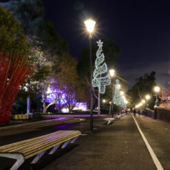 ΦΩΤΙΖΟΜΕΝΟ ΧΡΙΣΤΟΥΓΕΝΝΙΑΤΙΚΟ ΔΕΝΤΡΟ ,270&200LED ΕΠΙΣT ΣΧΕΔ 7.5mΜΟΝΟΚ ΦΩΤ+ΛΑΜ ΣΕΙΡ,CW+ΠΡΑΣ ΣΤΑΘ,IP65,750x200CM,1.5m ΤΡ ACA – X082702219N