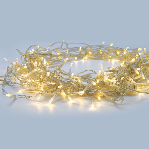 300 LED ΛΑΜΠAKIA ΣΕΙΡΑ (ANA 5cm), WWΑΝΤΑΠΤ.(31VDC) & 8 ΠΡΟΓΡΑΜ.,IP44, 15m, ΔΙΑΦ ΚΑΛ ACA – X08300122