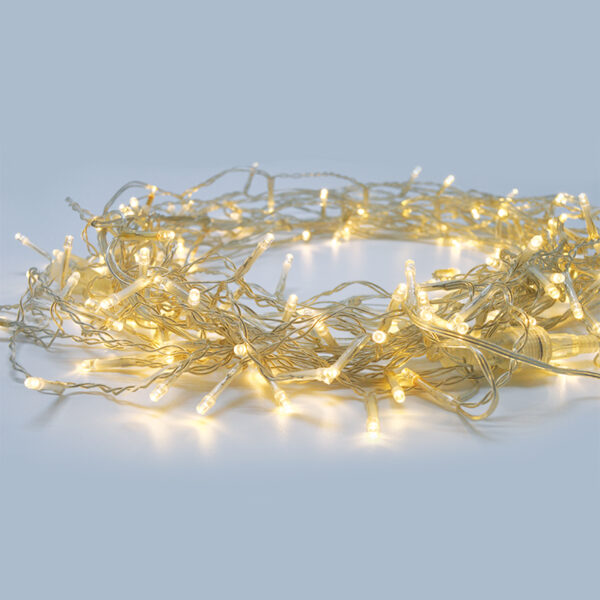 300 LED ΛΑΜΠAKIA ΣΕΙΡΑ (ANA 5cm), WWΑΝΤΑΠΤ.(31VDC) & 8 ΠΡΟΓΡΑΜ.,IP44, 15m, ΔΙΑΦ ΚΑΛ ACA – X08300122