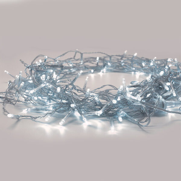 300 LED ΛΑΜΠAKIA ΣΕΙΡΑ (ANA 5cm), CWΑΝΤΑΠΤ.(31VDC) & 8 ΠΡΟΓΡΑΜ.,IP44, 15m, ΔΙΑΦ ΚΑΛ ACA – X08300222