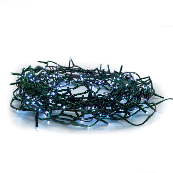 300 LED ΛΑΜΠΑΚΙΑ ΣΕΙΡΑ (ANA 5cm), ΜΠΛΕ,ΑΝΤΑΠΤ.(31VDC) & 8 ΠΡΟΓΡΑΜ.,IP44, 15m, ΠΡΑΣΙΝΟ ΚΑΛ. ACA – X08300612