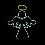 ANGEL 350 DOUBLE NEON LED  ΦΩΤ. 3m ΘΕΡΜΟ & ΨΥΧΡΟ ΣΤΑΘΕΡΟ IP65 133*30cm 1.5m ΚΑΛ. ACA – X083501123