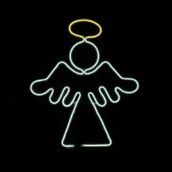ANGEL 350 DOUBLE NEON LED  ΦΩΤ. 3m ΘΕΡΜΟ & ΨΥΧΡΟ ΣΤΑΘΕΡΟ IP65 133*30cm 1.5m ΚΑΛ. ACA – X083501123