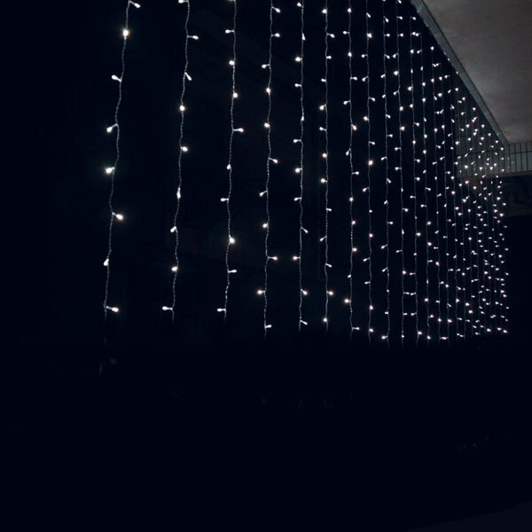 360 FLASH LED ΚΟΥΡΤΙΝΑ ΛΑΜΠΑΚΙΑ CW,ΑΝΤΑΠΤ.(31VDC),IP44, 200x200cm, ΠΡΑΣΙΝΟ ΚΑΛ. ACA – X08360214