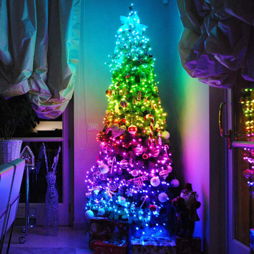 400 ΕΞΥΠΝΑ ΛΑΜΠΑΚΙΑ ΧΤΑΠΟΔΙ ΠΟΛΥΧΡΩΜΑ 200cm ΤΗΛΕΧ.&ΕΦΑΡΜΟΓΗ (MAX 3 ΣΕΤ) IP44 5m ΚΑΛ. ACA – X084003113