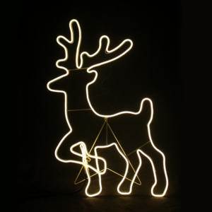 “STANDING REINDEER” 500LED ΣΧΕΔΙΟ 5m ΦΩΤΟΣΩΛ ΝΕΟΝ ΘΕΡΜΟ ΛΕΥΚΟ IP44 54x82cm 1.5m ΚΑΛΩΔ ACA – X085001414