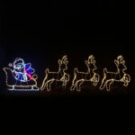 ΤΑΡΑΝΔΟΣ ΜΕ ΕΛΚΗΘΡ, 504LED ΣΧΕΔ. 21m ΜΟΝΟΚ ΦΩΤΟΣ, MULTICOLOR FLASH IP65, 63*57cm & 63*75cm 1.5m ΚΑΛ ACA – X085043218