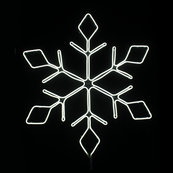 “SNOWFLAKE” 600LED ΣΧΕΔΙΟ 6m ΦΩΤΟΣΩΛ ΝΕΟΝ ΘΕΡΜΟ ΛΕΥΚΟ IP44 66x57cm 1.5m ΚΑΛΩΔ ACA – X0860014111