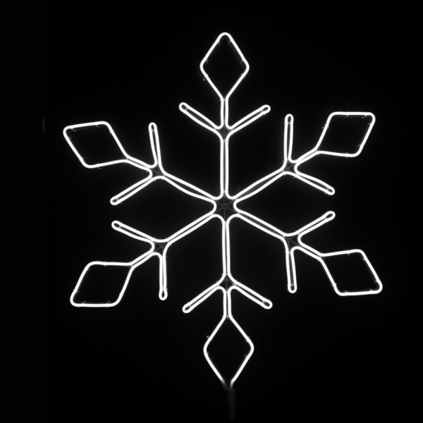 “SNOWFLAKE” 600LED ΣΧΕΔΙΟ 6m ΦΩΤΟΣΩΛ ΝΕΟΝ ΨΥΧΡΟ ΛΕΥΚΟ IP44 66×57.5cm 1.5m ΚΑΛΩΔ ACA – X0860024111