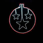 STAR BALL 700 NEON LED 7m NEON DOUBLE SMD ΦΩΤ., ΚΟΚΚΙΝΟ+CW ΣΤΑΘ., IP44, 60X67CM, 1.5m ΚΑΛ. ACA – X0870034113
