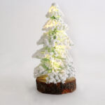 PINE TREE TABLE 10 MINI LED WW Λ/ΚΙΑ ΜΠ/ΡΙΕΣ (3AAA) IP20 10.5X10.5X26CM ACA – X09101110