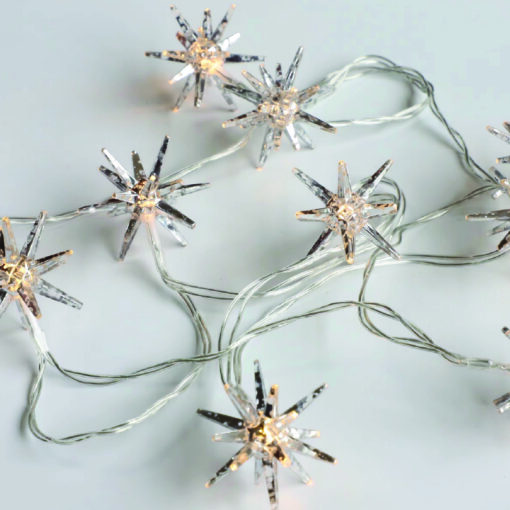 STARDUST 10 LED ΛΑΜΠΑΚ ΣΕΙΡΑ ΘΕΡΜΟ ΜΠΑΤΑΡΙΕΣ 2XAA (ΔΕΝ ΣΥΜΠ) IP20 1,35m 30cm ΔΙΑΦ ΚΑΛ ACA – X09101121