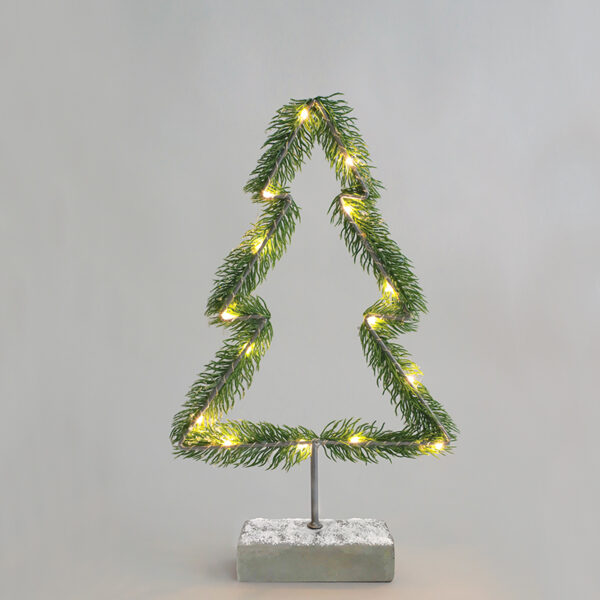 TREE TABLE LIGHTS 15 MINI LED WW ΛΑΜΠΑΚΙΑ ΜΠ/ΡΙΕΣ (2AA) IP20 H40CM ACA – X09151108