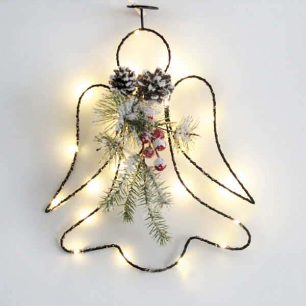 HANGING ANGEL 25 MINI LED WW ΛΑΜΠΑΚΙΑ ΜΠ/ΡΙΕΣ (3AA) IP20 24.5X30.5CM, 30CM ΔΙΑΦ. ΚΑΛΩΔΙΟ ACA – X09251105