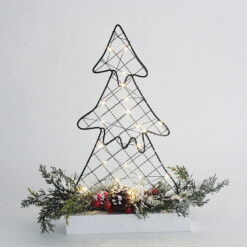 TREE TABLE LIGHTS 30 MINI LED WW Λ/ΚΙΑ ΜΠ/ΡΙΕΣ (3AA) IP20 25x5x40CM ACA – X09301101
