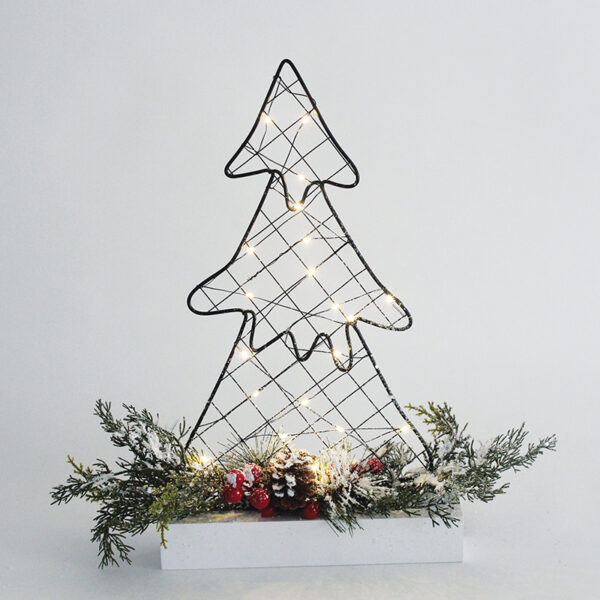 TREE TABLE LIGHTS 30 MINI LED WW Λ/ΚΙΑ ΜΠ/ΡΙΕΣ (3AA) IP20 25x5x40CM ACA – X09301101