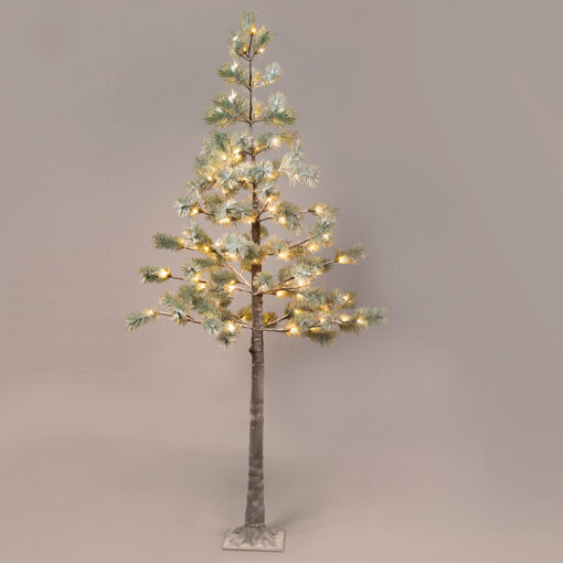 SNOW PINE TREE 128 WW LED ΛΑΜΠΑΚ.ΑΝΤΑΠΤ.(24VDC) IP44 26X26X240CM 3M KΑΦΕ ΚΑΛ. ΤΡΟΦ. ACA – X10128144