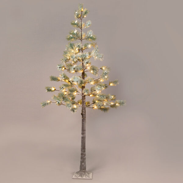 SNOW PINE TREE 128 WW LED ΛΑΜΠΑΚ.ΑΝΤΑΠΤ.(24VDC) IP44 26X26X240CM 3M KΑΦΕ ΚΑΛ. ΤΡΟΦ. ACA – X10128144