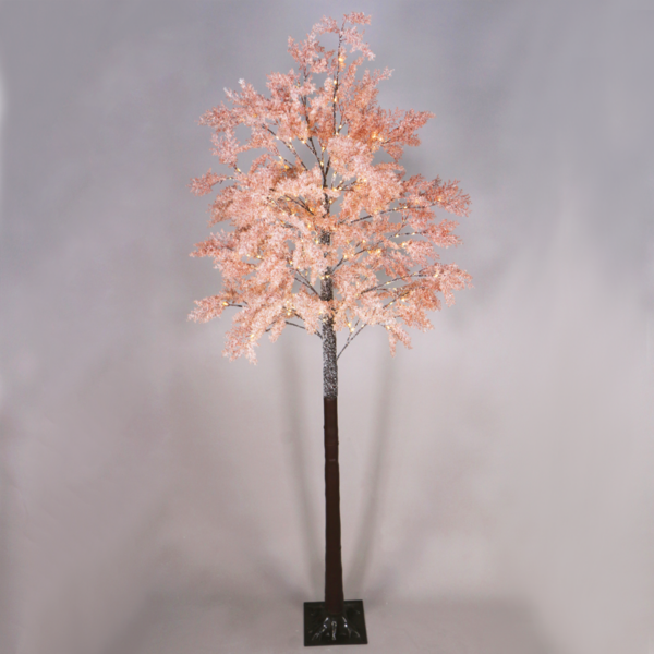 “SNOW FLOWER TREE” 160 WW LED ΛΑΜΠΑΚ. ΑΝΤΑΠΤ. (4,5V) IP44 ΥΨΟΣ 240CM ΒΑΣΗ 26x26CM 3M ΚΑΛΩΔ ΤΡΟΦ. ACA – X10160145