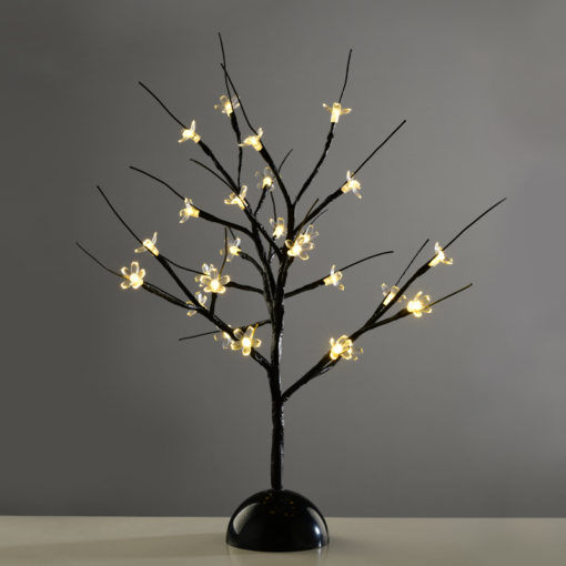 “TABLE TREE” 25 LED ΣΧΕΔΙΟ ΛΑΜΠΑΚ ΜΕ ΜΠΑΤΑΡΙΑ 3xAA ΘΕΡΜΟ ΛΕΥΚΟ IP20 10x10x45cm ACA – X1025111
