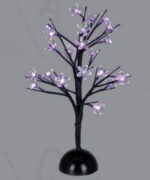 TABLE TREE 25 LED ΣΧΕΔΙΟ ΛΑΜΠΑΚIA ΜΕ ΜΠΑΤΑΡΙΑ 3xAA ΜΩΒ IP20 10x10x45cm ACA – X1025811