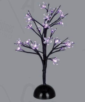 TABLE TREE 25 LED ΣΧΕΔΙΟ ΛΑΜΠΑΚIA ΜΕ ΜΠΑΤΑΡΙΑ 3xAA ΜΩΒ IP20 10x10x45cm ACA – X1025811