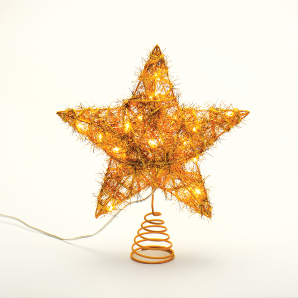 “GOLD CONVEX STAR” 20 MINI WW LED ΛΑΜΠ. ΜΠΑΤ. 3ΧΑΑ,IP20 23x5x20cm ACA – X11201121
