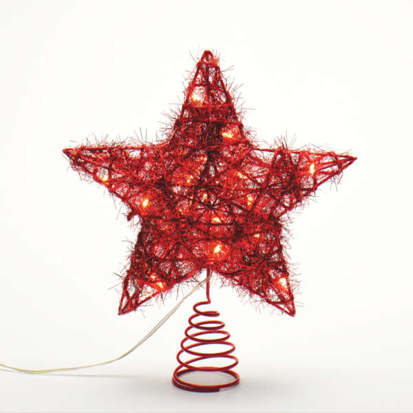 “RED CONVEX STAR” 20 MINI WW LED ΛΑΜΠ. ΜΠΑΤ. 3ΧΑΑ,IP20 23x5x20cm ACA – X11201123
