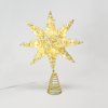 “GOLD TINSEL THREAD STAR 1” 20 MINI WW LED ΛΑΜΠ. ΜΠΑΤ. 3ΧΑΑ,IP20 28x5x20cm ACA – X112011271
