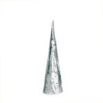 SILVER & WHITE SEQUIN CONE TREE 20 WW LED ΛΑΜΠ. ΜΠΑΤ. 3ΧΑΑ,IP20 Φ20,5Χ60CM ACA – X1124117