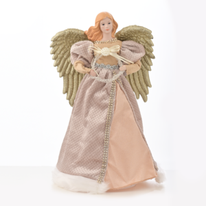 ΔΙΑΚ/ΚΟ ΥΦΑΣΜΑΤΙNΟ ΑΓΓΕΛΟΣ ΜΕ ΧΡΥΣΟ ΦΟΡΕΜΑ 40CM ACA – X124005