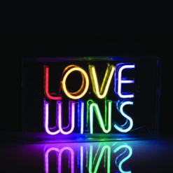 LOVE WINS 120 NEON LED ΛΑΜΠ USB ΚΑΛ 2m ΠΟΛΥΧΡΩΜΑ IP20 31*4,6*19cm 2m ΚΑΛ ACA – X131203718
