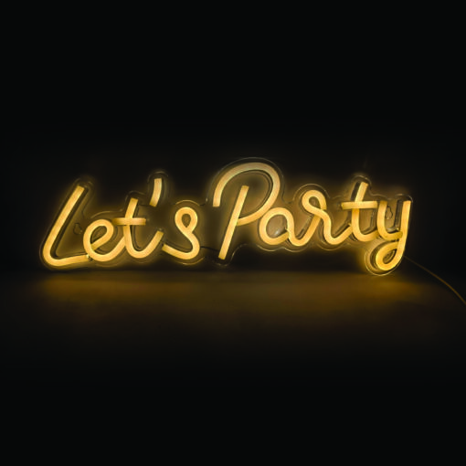 LET’S PARTY 125 NEON LED ΛΑΜΠ USB ΚΑΛ 2m ΘΕΡΜΟ IP20 41*1,6 *13,5cm 2m ΚΑΛ ACA – X131251716