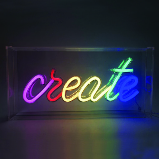 CREATE 90 NEON LED ΛΑΜΠ USB ΚΑΛ 2m ΠΟΛΥΧΡΩΜΑ IP20 30*4,6*15cm ACA – X13903719
