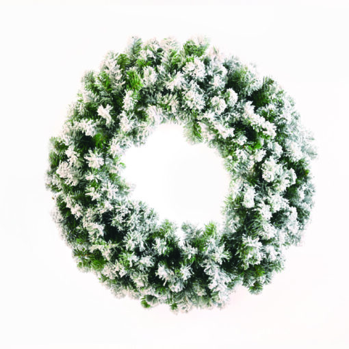 ΧΡΙΣΤΟΥΓΕΝΝΙΑΤΙΚΟ ΣΤΕΦΑΝΙ ΧΙΟΝΙΣΜΕΝΟ PVC 50ΕΚ ΔΙΑΜ. ACA – X165011