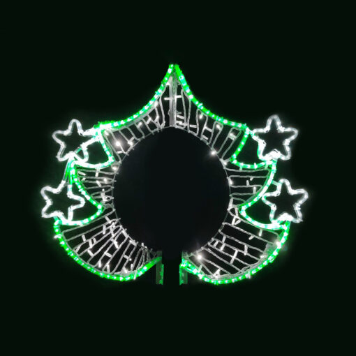 CHRISTMAS TREE POLE HEAD 378LED ΣΧΕΔ 4m ΜΟΝΟΚ 3,2m ΛΑΜΠ ΣΕΙΡ ΘΕΡΜ&ΠΡΑΣΙΝ ΣΤΑΘ IP65 85x93cm 1,5m ΚΑΛ ACA – X1737825114