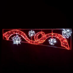 RIBBON BALLS ΑΡΙΣΤΕΡΟ 512LED ΣΧΕΔ 6m ΜΟΝΟΚ 16m ΛΑΜΠ ΣΕΙΡ KOKK&ΨΥΧΡ ΛΕΥΚ ΣΤΑΘ IP65 200×60 cm 1,5m ΚΑΛ ACA – X1751224116L