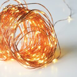 200 LED ΛΑΜΠΑΚ ΣΕΙΡΑ ΘΕΡΜΟ ΛΕΥΚΟ ΧΑΛΚΙΝΟ ΚΑΛΩΔ ΑΝΤΑΠΤΟΡ(6VDC) & 8 ΠΡΟΓΡΑΜ IP44 20m+3m 6W ACA – X01200122