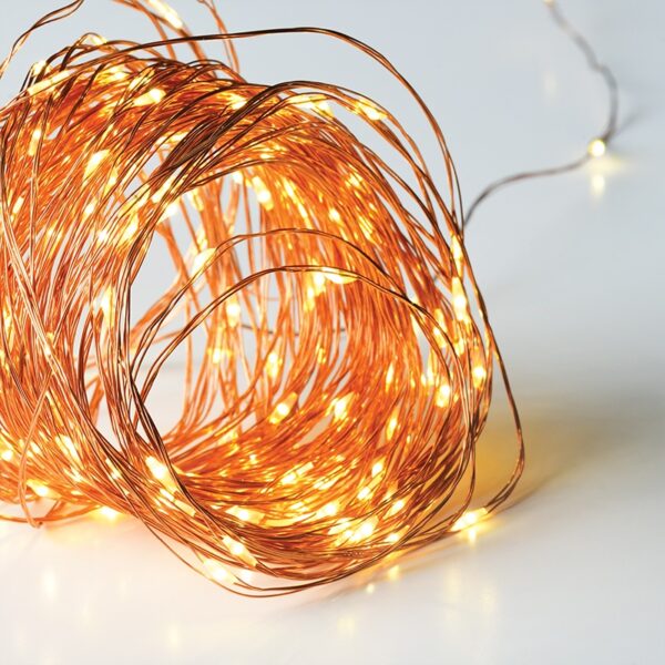 200 LED ΛΑΜΠΑΚ ΣΕΙΡΑ ΘΕΡΜΟ ΛΕΥΚΟ ΧΑΛΚΙΝΟ ΚΑΛΩΔ ΑΝΤΑΠΤΟΡ(6VDC) & 8 ΠΡΟΓΡΑΜ IP44 20m+3m 6W ACA – X01200122