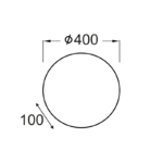 ΠΛΑΦΟΝΙΕΡΑ ΦΩΤΙΣΤΙΚΟ Φ30 ΛΕΥΚΟ ΓΥΑΛΙ ALBATRE ACA – XD01300W