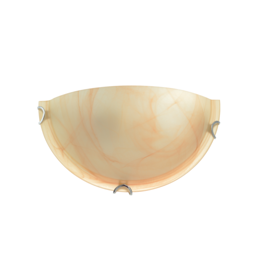 ΑΠΛΙΚΑ 30cm ΚΙΤΡΙΝΟ ΓΥΑΛΙ ALBATRE ACA – XD01302Y