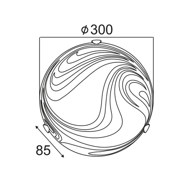 ΠΛΑΦΟΝΙΕΡΑ Φ30 PELAGOS ACA – XD08300