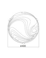 ΠΛΑΦΟΝΙΕΡΑ 3XE27 ΛΕΥΚΗ ΑΜΜΟΒΟΛΗ ΣΧΕΔΙΑ Φ40 PELAGOS ACA DECOR – XD08400