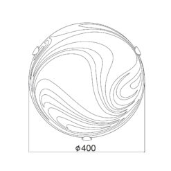 ΠΛΑΦΟΝΙΕΡΑ 3XE27 ΛΕΥΚΗ ΑΜΜΟΒΟΛΗ ΣΧΕΔΙΑ Φ40 PELAGOS ACA DECOR – XD08400