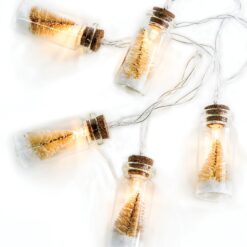 ”MINI GLASS BOTTLE ΛΕΥΚΟ ΔΕΝΤΡΟ 10 LED ΛΑΜΠΑΚIA ΣΕΙΡΑ ΜΠΑΤΑΡ(2xΑΑ) ΘΕΡΜΟ ΛΕΥΚΟ IP20 135+30cm ΔΙΑΦΑΝ Κ ACA – XJ10WW2A