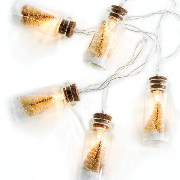 ”MINI GLASS BOTTLE ΛΕΥΚΟ ΔΕΝΤΡΟ 10 LED ΛΑΜΠΑΚIA ΣΕΙΡΑ ΜΠΑΤΑΡ(2xΑΑ) ΘΕΡΜΟ ΛΕΥΚΟ IP20 135+30cm ΔΙΑΦΑΝ Κ ACA – XJ10WW2A