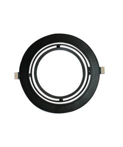 Βάση Σποτ AR111 Στρογγυλή Ρυθμιζόμενη Μαύρη Φ180 ACA –  XMCAR1B