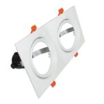 ACA ΣΠΟΤ AR111 XMS ΔΙΠΛΟ ΛΕΥΚΟ ΤΕΤΡΑΓΩΝΟ 320×165  –  XMSAR2W