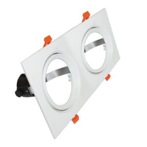 ACA ΣΠΟΤ AR111 XMS ΔΙΠΛΟ ΛΕΥΚΟ ΤΕΤΡΑΓΩΝΟ 320×165  –  XMSAR2W